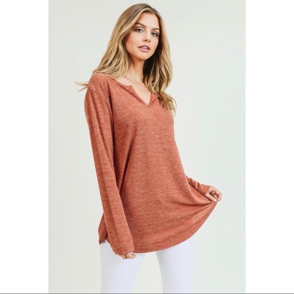 🌀🔥COPPER LONG SLEEVE FASHION TOP🔥 - Picture 4 of 6